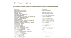 Desktop Screenshot of jordandavis.com